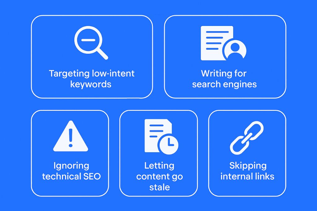 saas seo mistakes
